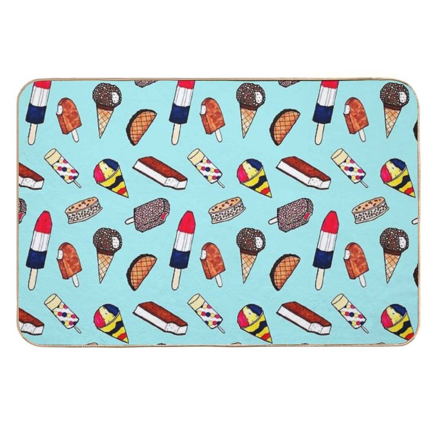 I Scream For Ice Cream  Stain-Proof Bath Mat