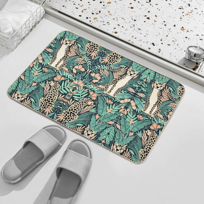 Leopard  Slip-Resistant Bath Mat