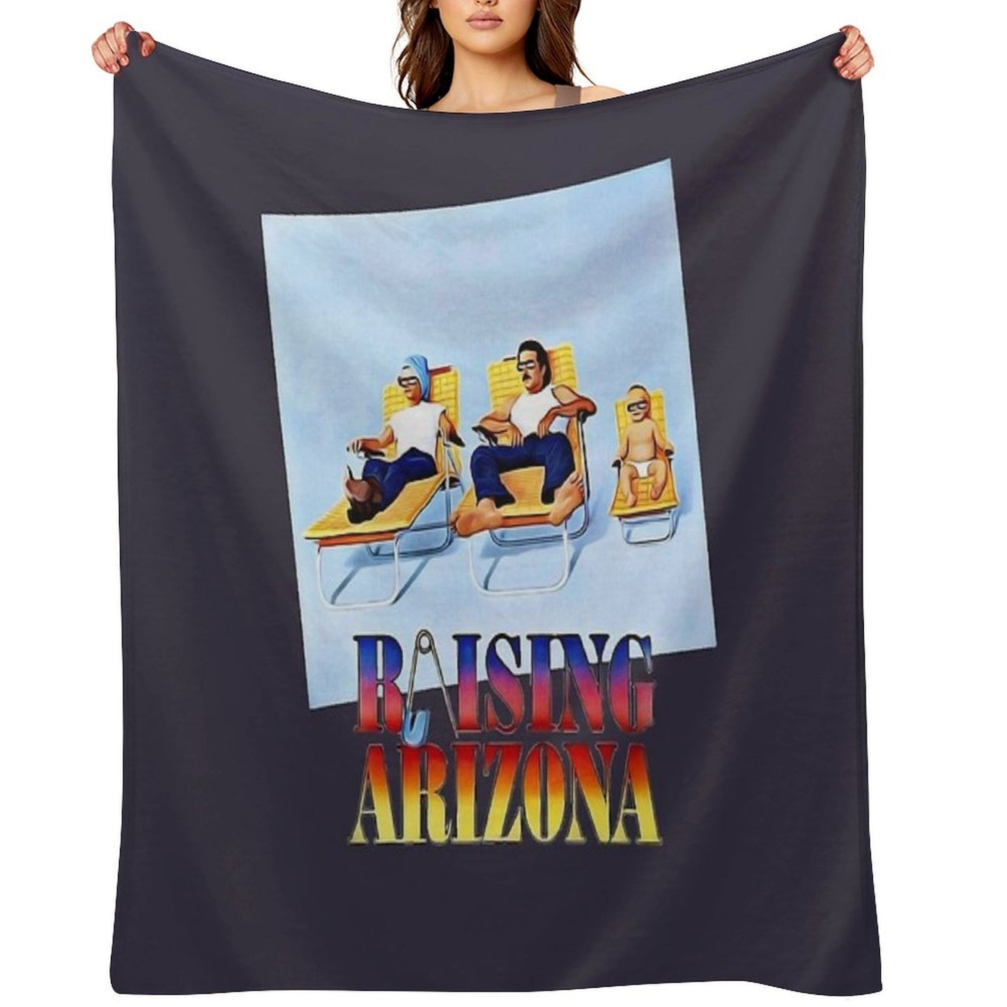 Beautiful Model Nicholas Cage Retro Vintage Travel-friendly Throw Blanket