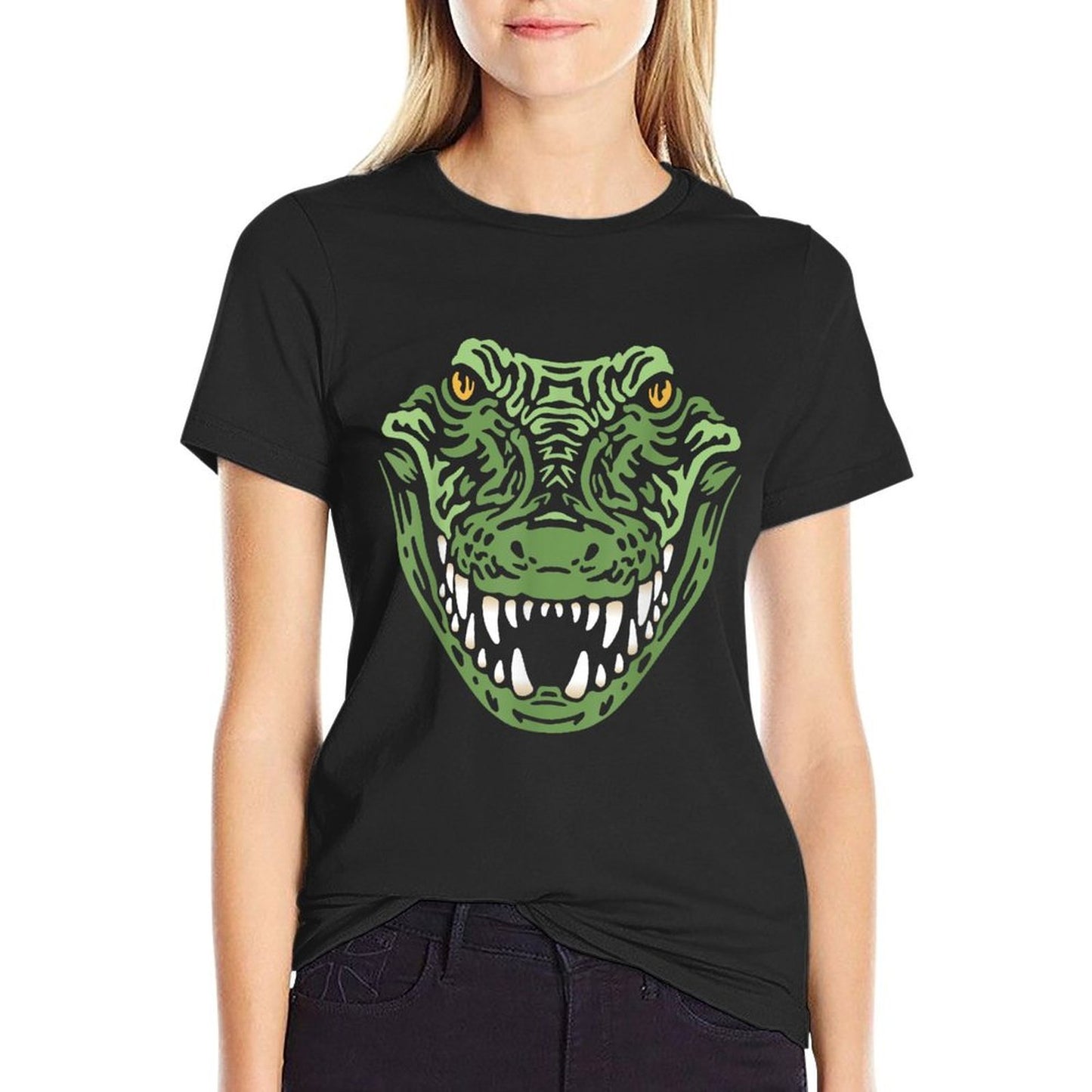 Crocodile Alligator Face Crocodiles Gator  Soft T-Shirt