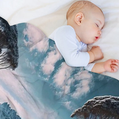 Mount Kosciuszko Versatility Throw Blanket