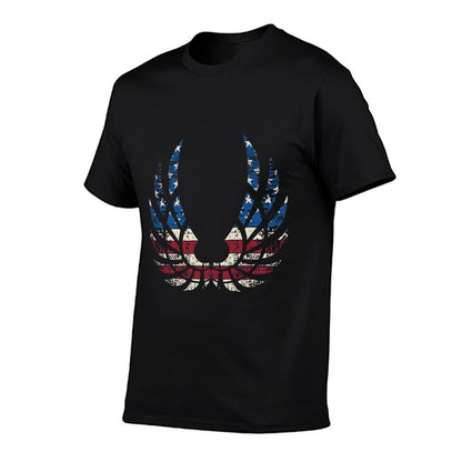 American Flag Angel Wings, 4th Of July Premium  Lightweight T-Shirt