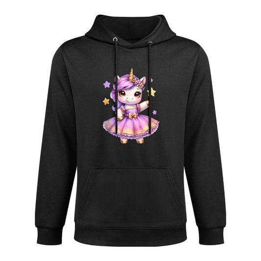 Cute Unicorn Purple Princess Tutu Dress for Kids Girls Shrink-Resistant Hoodie