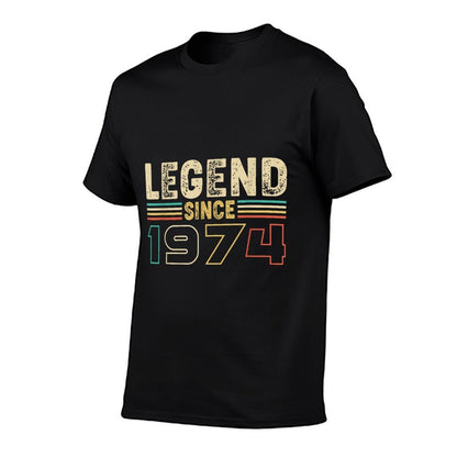 Legend Since 1974 Retro 50th Birthday  Quick-drying T-Shirt