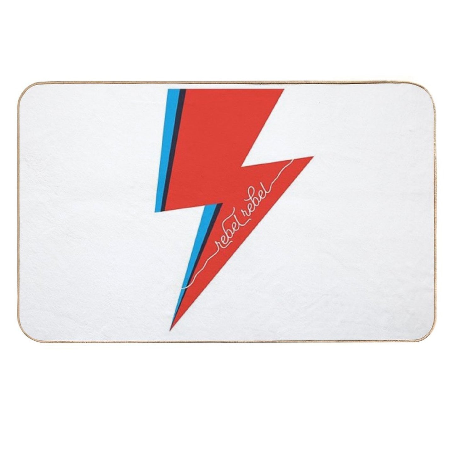 David Bowie Flash  Long-Lasting Bath Mat