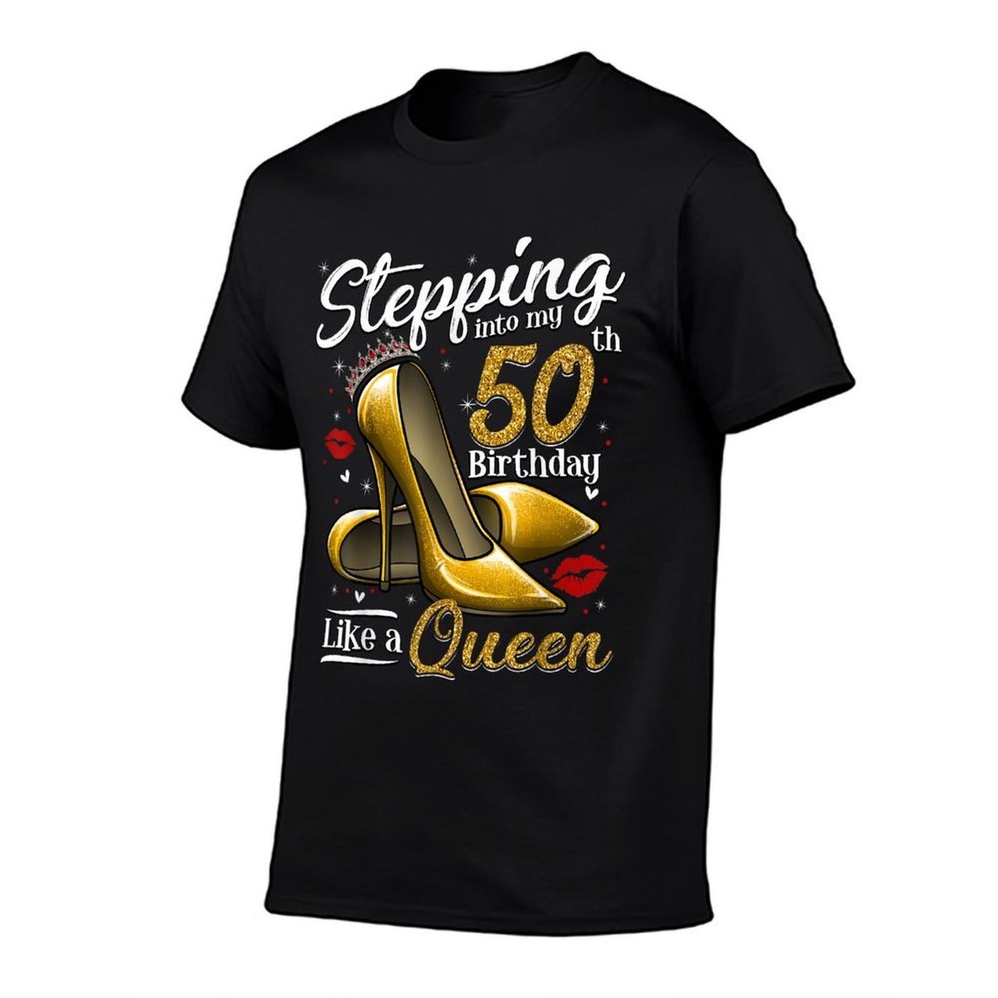 High Heels Stepping Into My 50th Birthday 50 And Fabulous  Durable T-Shirt