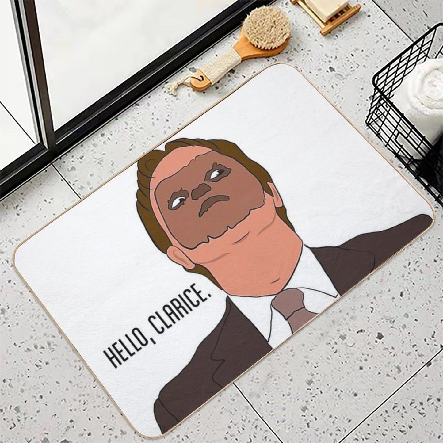 Hello Clarice  Stain-Proof Bath Mat