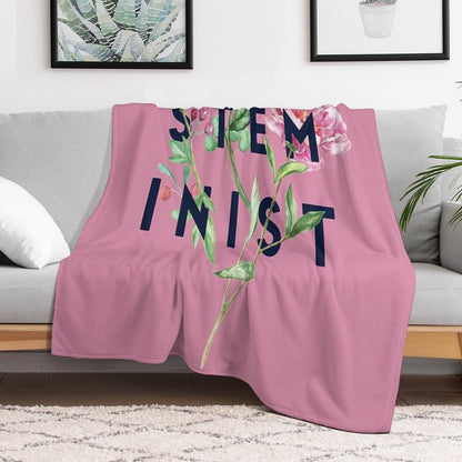 STEMinist Anti-pilling Throw Blanket