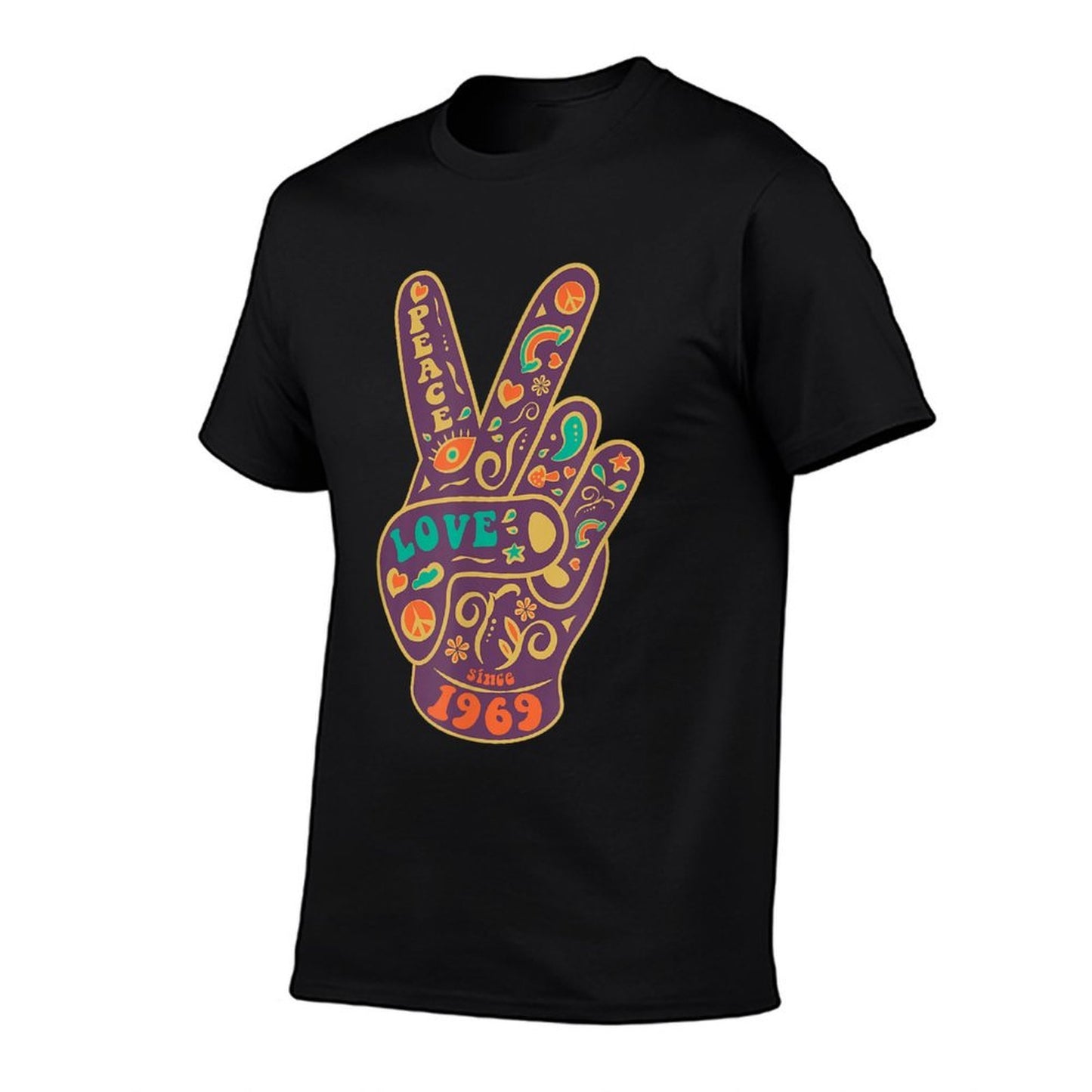 Peace And Love Since 1969 - Hippie 50th Birthday 1969 Retro  Lightweight T-Shirt