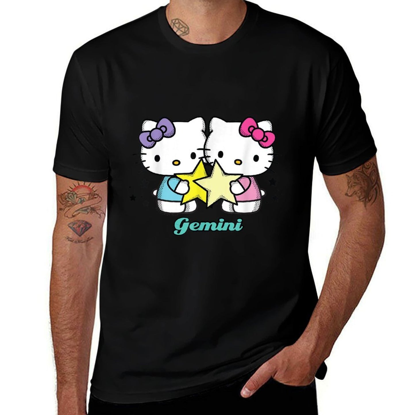Hello Kitty Zodiac Gemini  Breathable T-Shirt