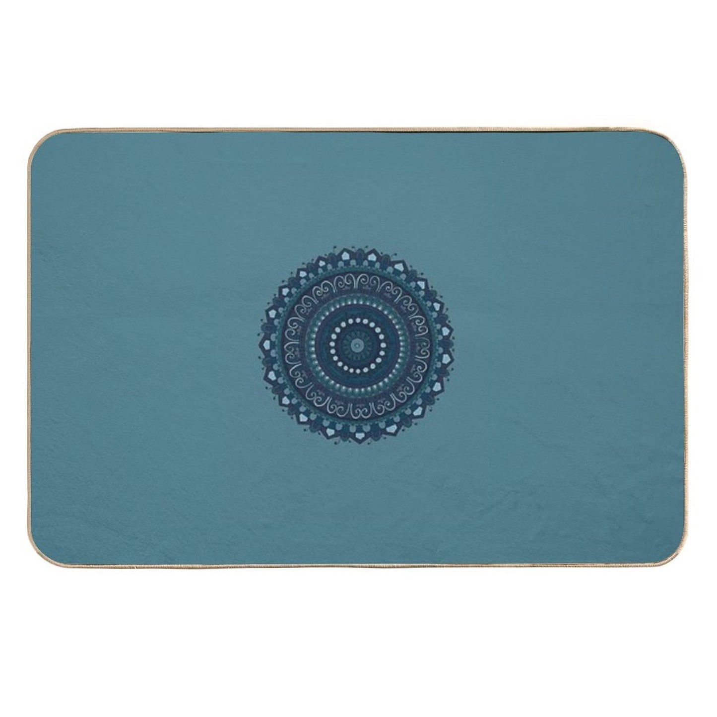 Mandala Art  Eco-Friendly Bath Mat