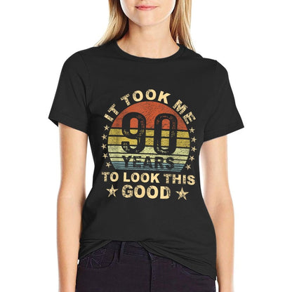 It Took Me 90 Years To Look This Good Funny 90th Birthday  Breathable T-Shirt