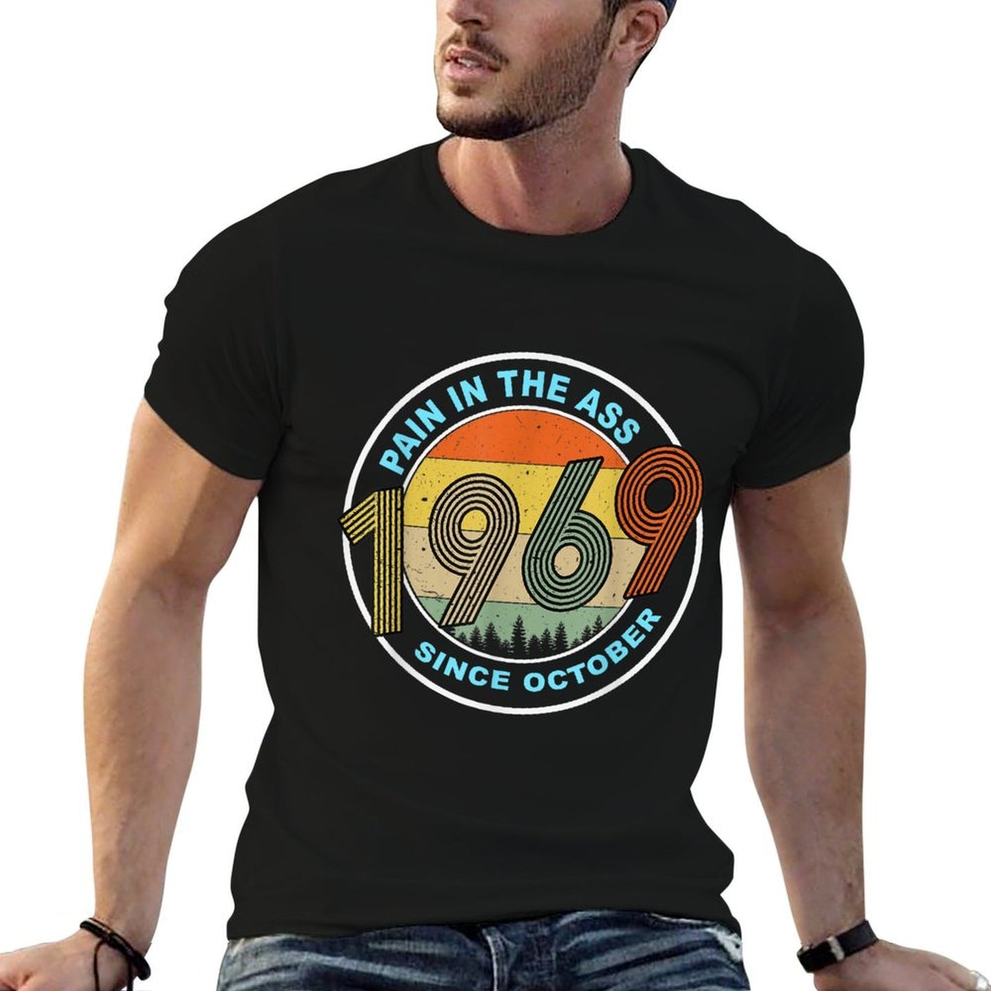 October 1969 50th Birthday  Vintage 1969 Birthday  Versatile T-Shirt