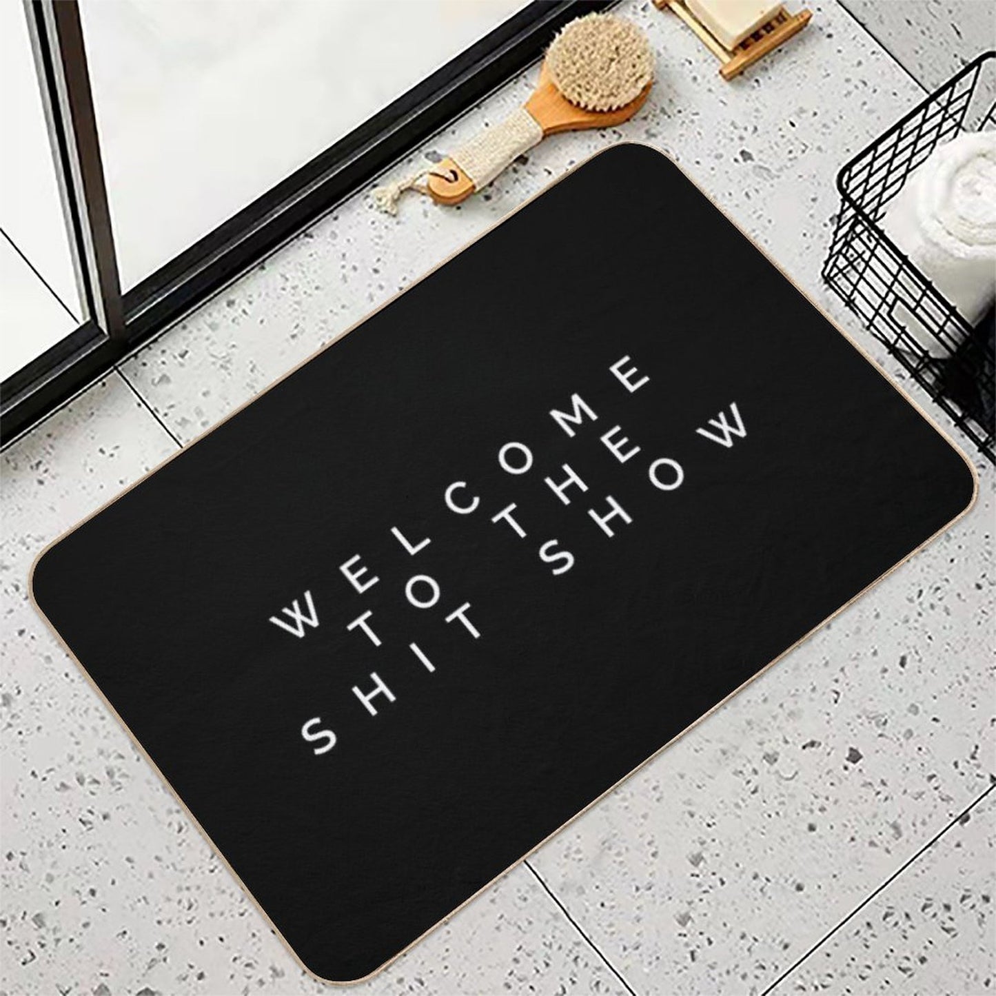 Welcome to The Shit Show  Fade-Resistant Bath Mat