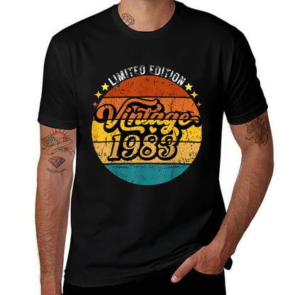 Vintage 1983 Limited Edition 40 Year Old Gifts 40th Birthday  Slim-fit Cut T-Shirt