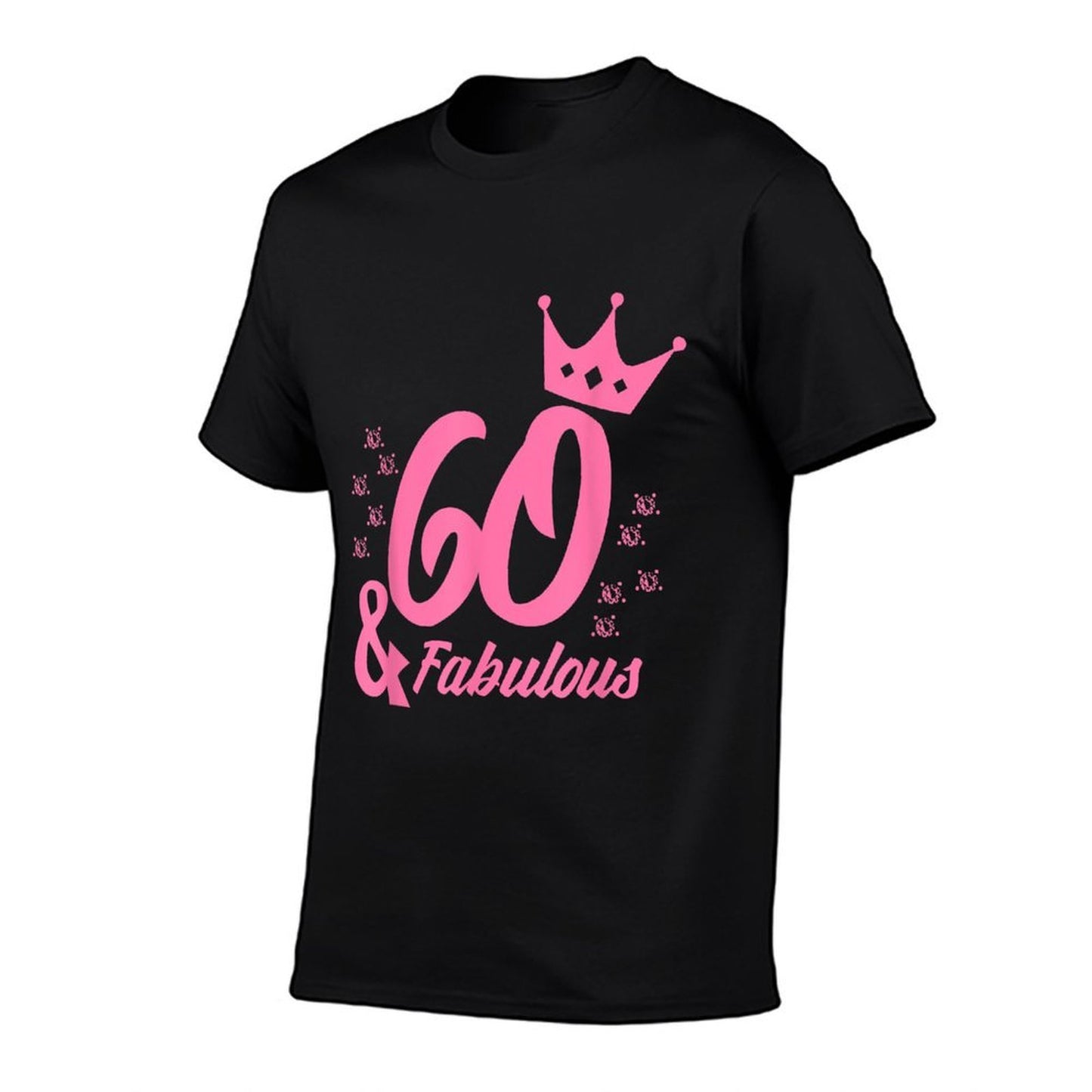 60 & Fabulous 60th Birthday Diamond 1958 T-shirt  Heathered Texture T-Shirt