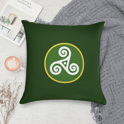 Civilizations Emblems - Celts Soft Short Plush Fabric Throw Pillow