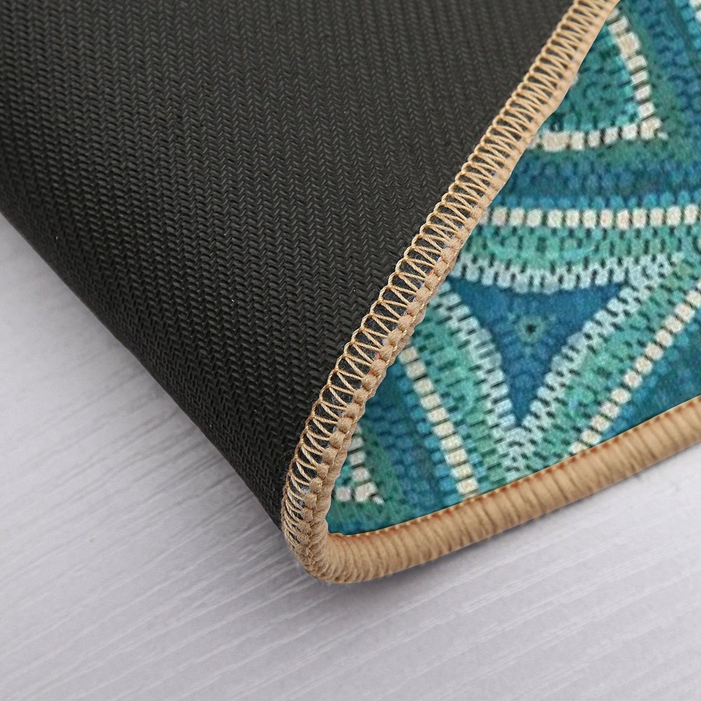 Greek Summer Mosaic  Versatile Bath Mat