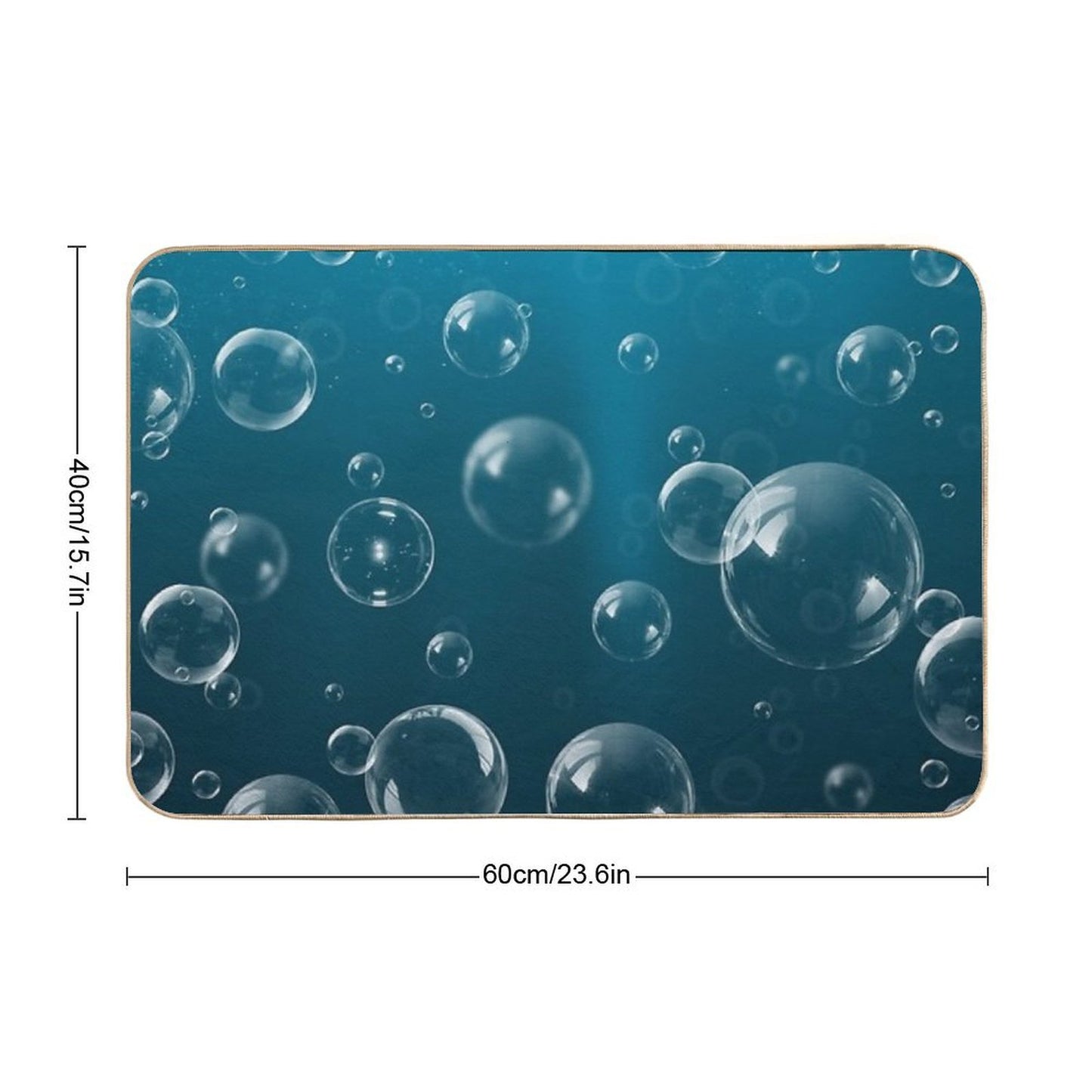Soap Bubbles Soap Bubbles  Toxin-Free Bath Mat