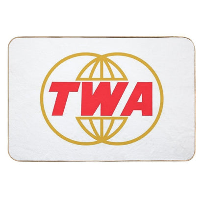 TWA Airlines - Vintage Logo  Anti-Trip Bath Mat
