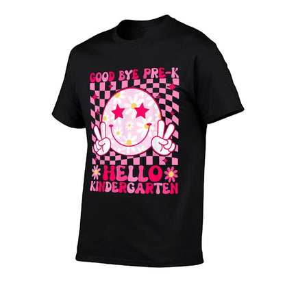 Goodbye PreK Hello Kindergarten Last Day of Pre K Graduation  Tagless Design T-Shirt
