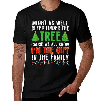 Funny I’m The Gift Christmas Men Women Kids Family  Moisture-wicking T-Shirt