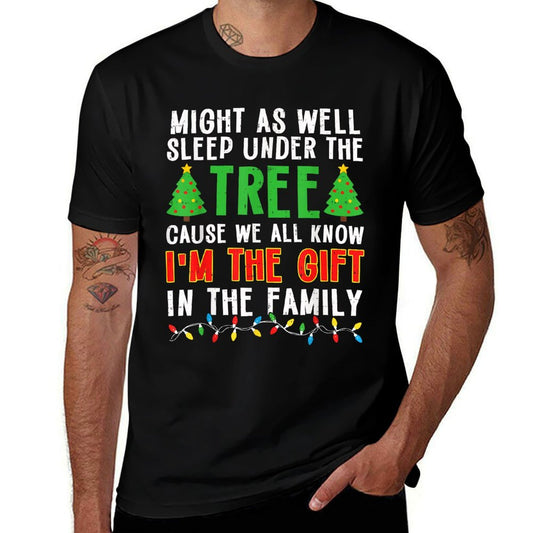 Funny I’m The Gift Christmas Men Women Kids Family  Moisture-wicking T-Shirt