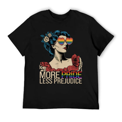 More Pride Less Prejudice Pride Month LGBTQ Breathable T-Shirt
