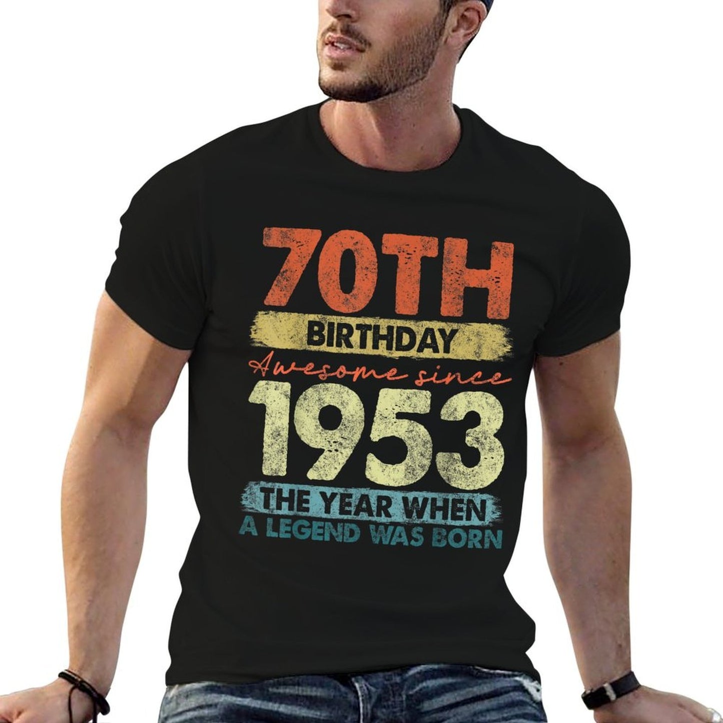 Vintage 1953 70 Year Old Gifts Limited Edition 70th Birthday Comfortable T-Shirt