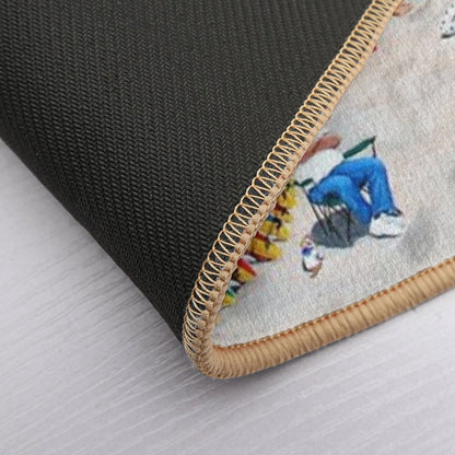 Dog Day Afternoon  Rapid-Drying Bath Mat