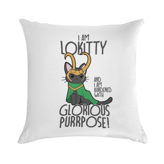 LOKITTY Soft Hidden Zipper Throw Pillow