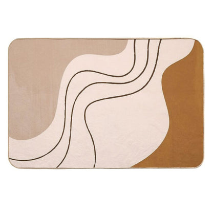 Abstract Minimalist  Anti-Trip Bath Mat