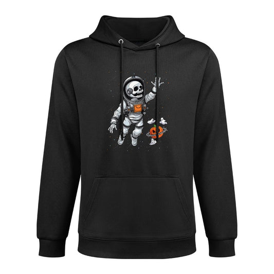 Space Astronaut Skeleton Halloween Kids Boys Girls Toddlers Versatile Streetwear Hoodie
