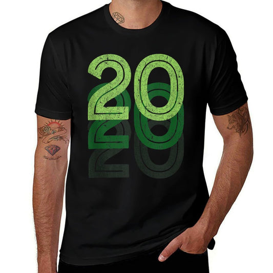 20th Birthday Lucky Number 20 Sports Team Birth Age Year  Quick-drying T-Shirt