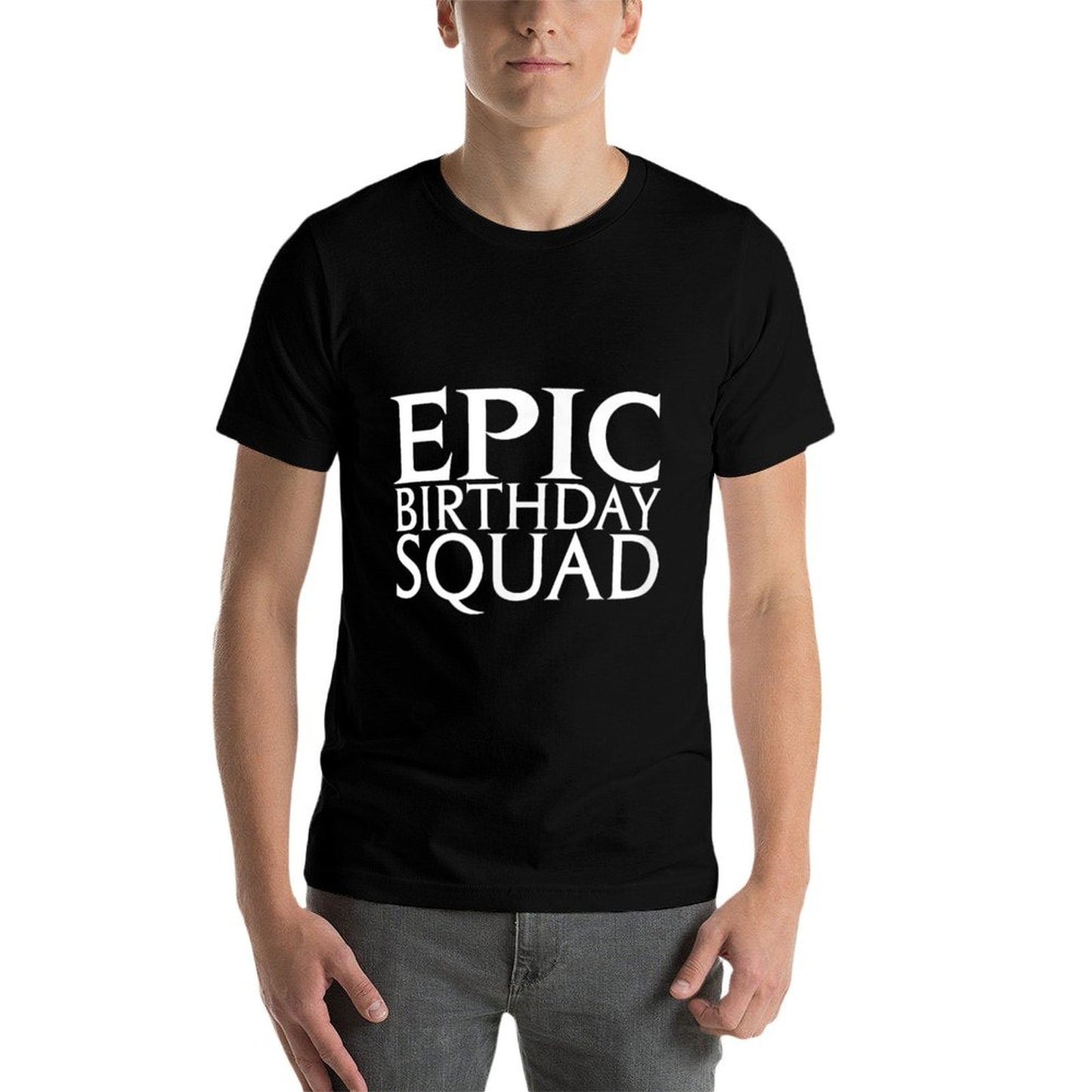 Universal Epic Universe Epic Birthday Squad Front & Back  Graphic-printed T-Shirt