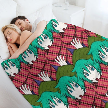 Shin Tsukimi Eco-conscious Throw Blanket