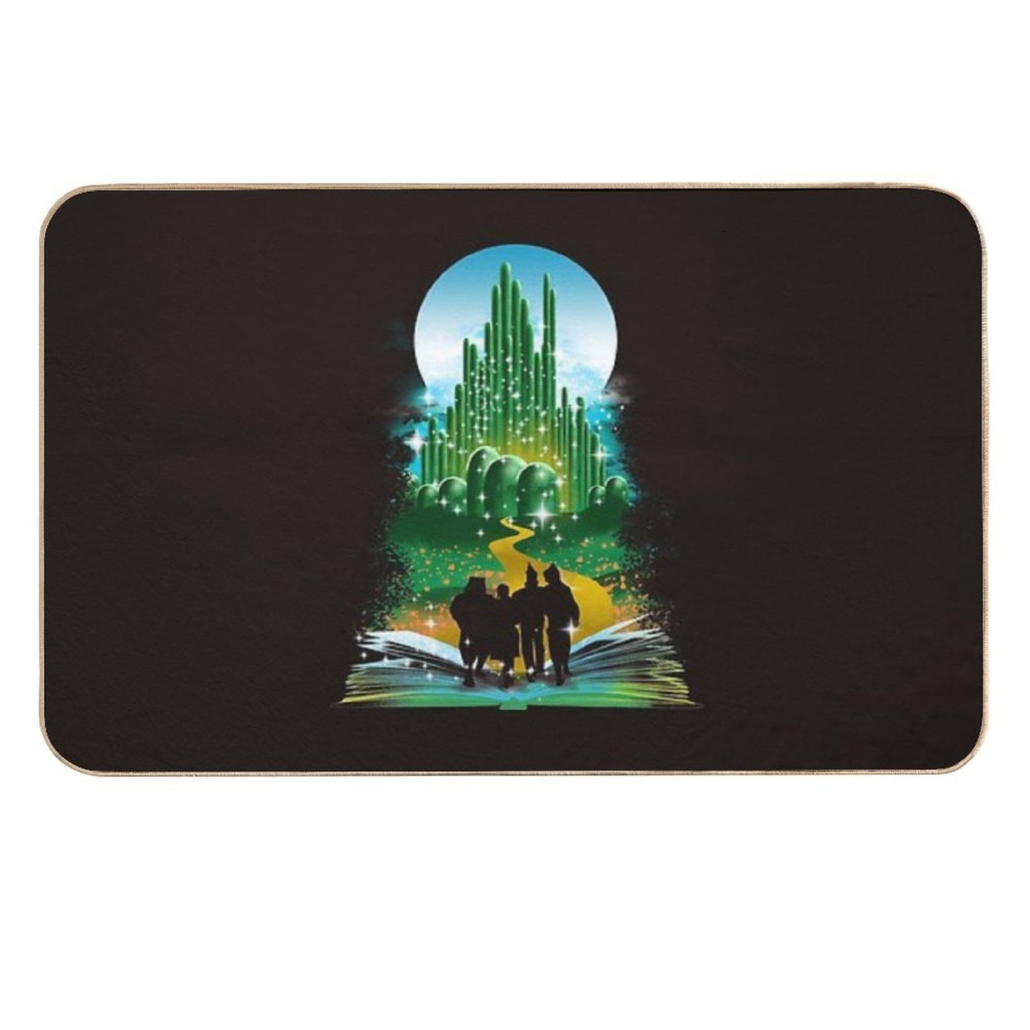 Book of Wizard  Non-Slip Bath Mat