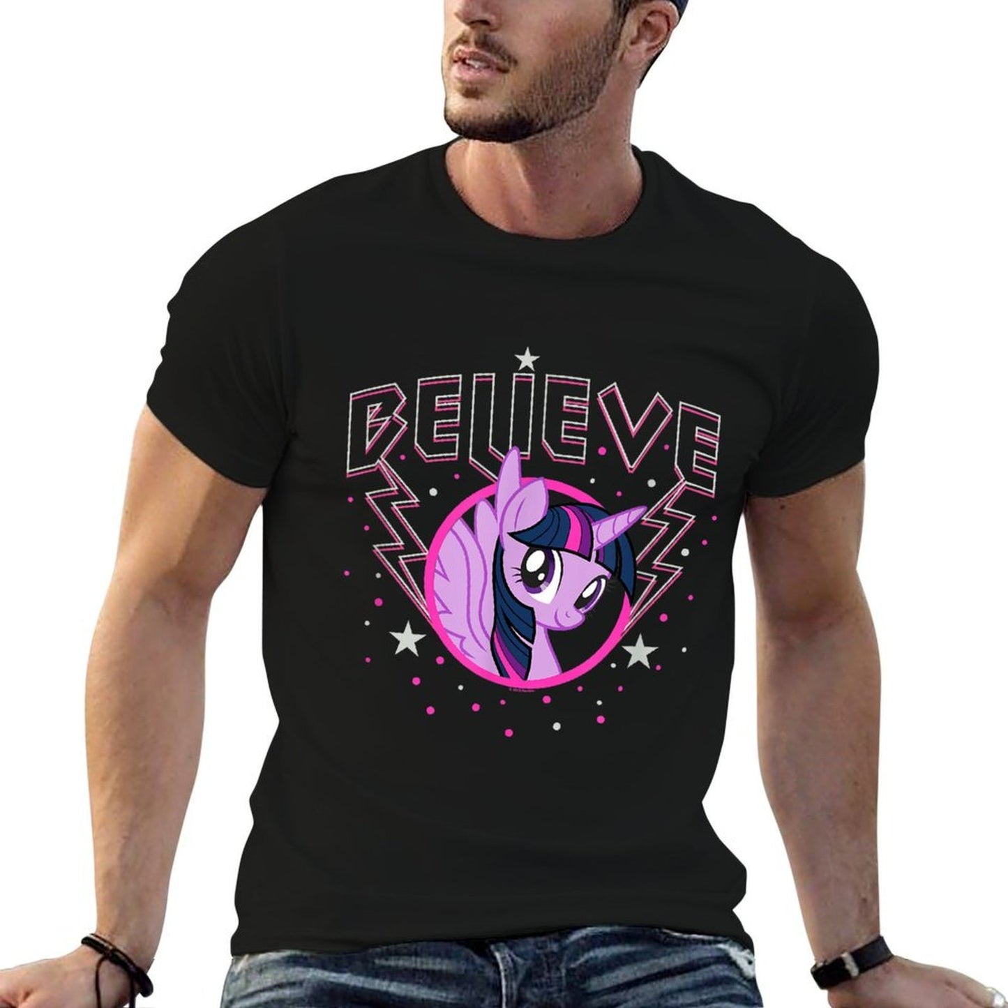 My Little Pony Friendship Is Magic Twilight Believe Logo  Quick-drying T-Shirt