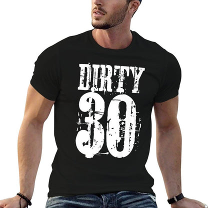 FUNNY DIRTY 30 Birthday Premium  Oversized Silhouette T-Shirt