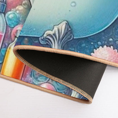 Soap Bubble Bath.  Versatile Bath Mat