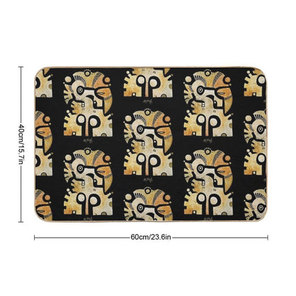 Aztek Adler Und Taube  High-Traffic Bath Mat