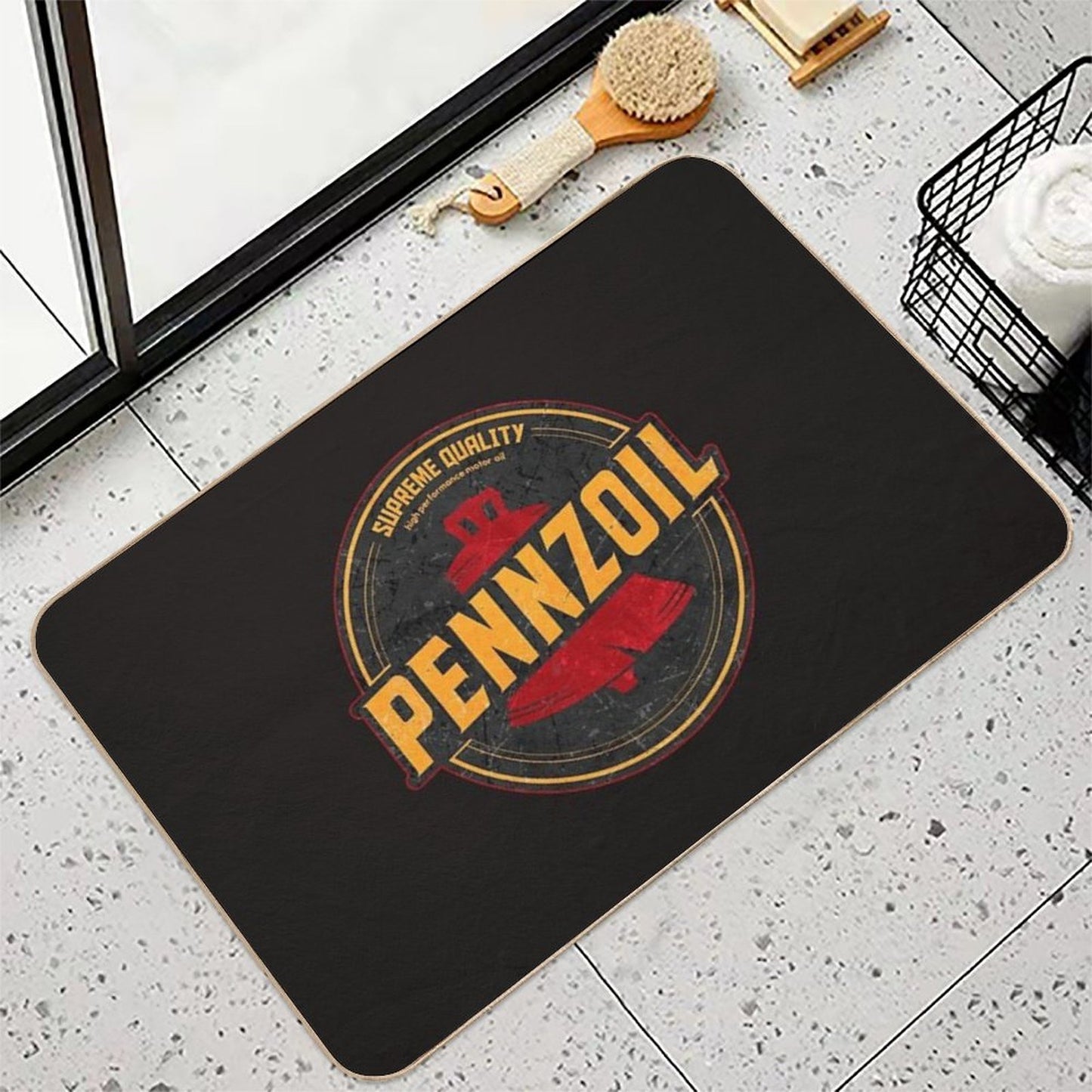 Vintage Pennzoil Oil  Stain-Proof Bath Mat