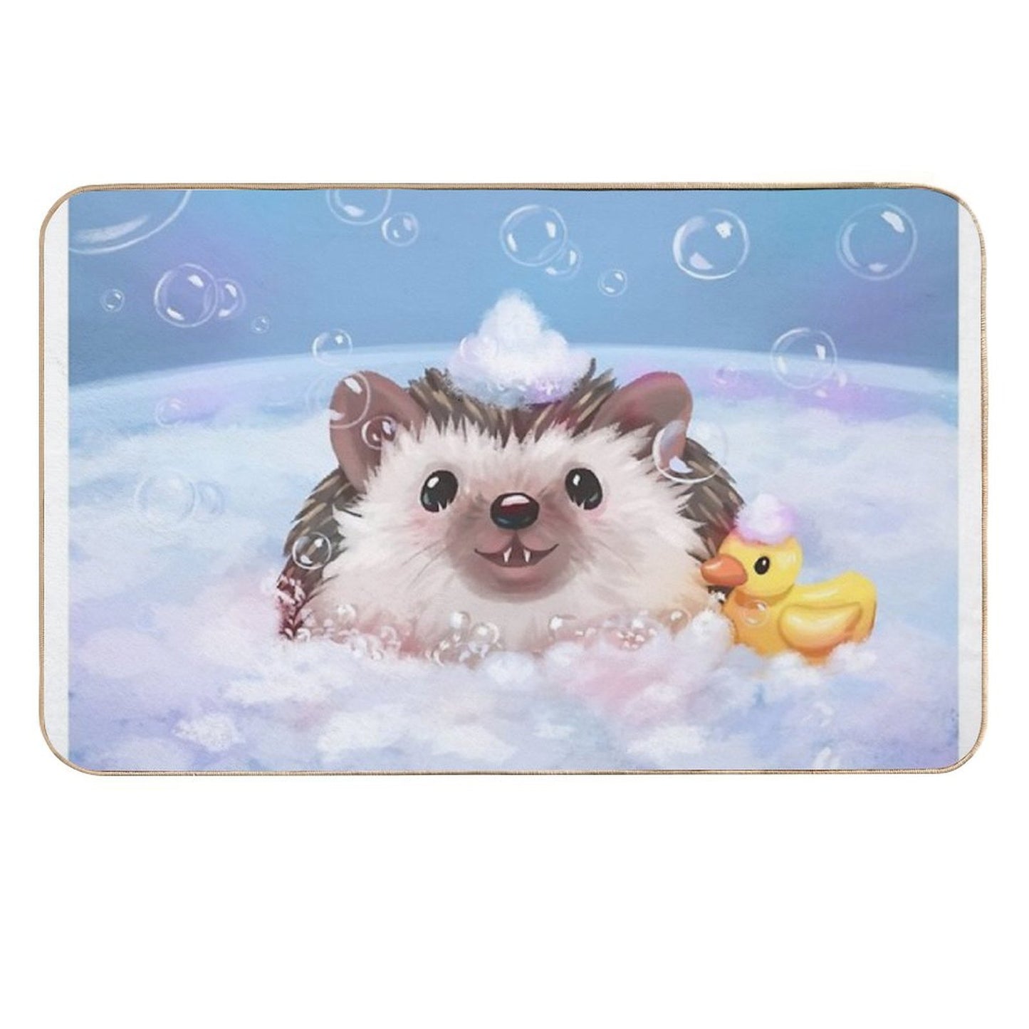 Hedgehog Bath  Non-Slip Bath Mat