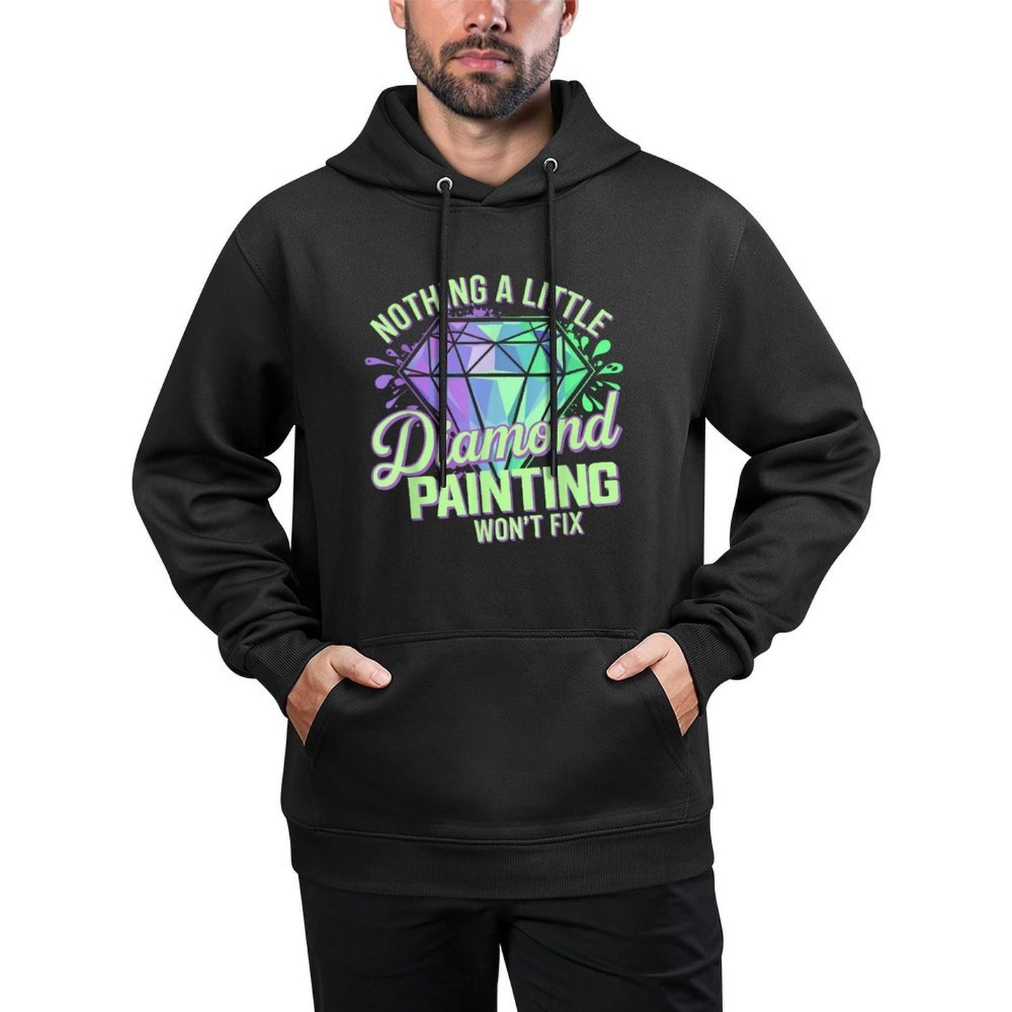 Diamond Painting Art Hobby Artistic Craft Diamond Painter Pilling-Resistant Hoodie