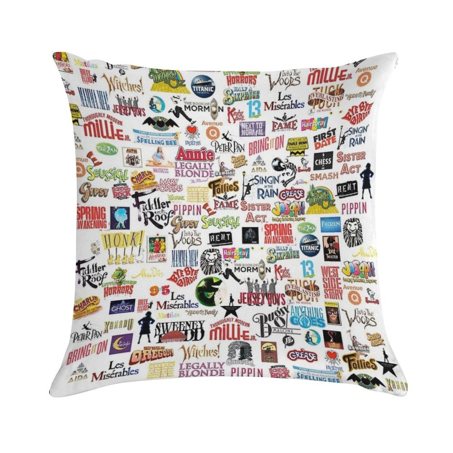 Musical Logos Soft Multiple Sizes Throw Pillow