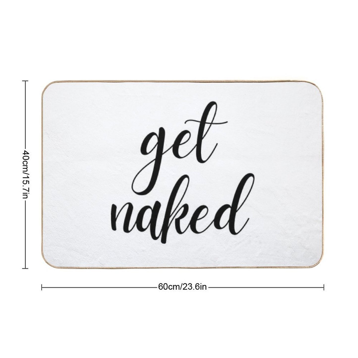 Get Naked  Versatile Bath Mat