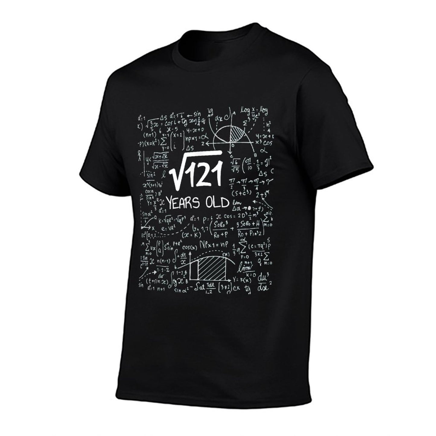 Square Root of 121 11 Years Old 11th Birthday Design  Rolled Sleeves T-Shirt