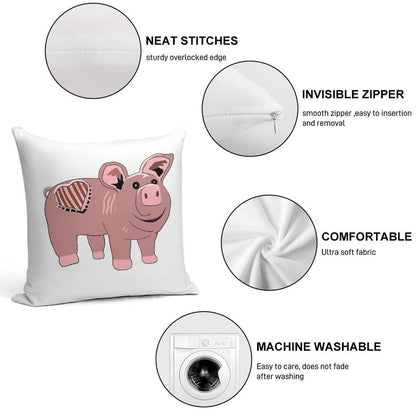 Slumberland Pig Plush Soft Skin-Friendly Throw Pillow