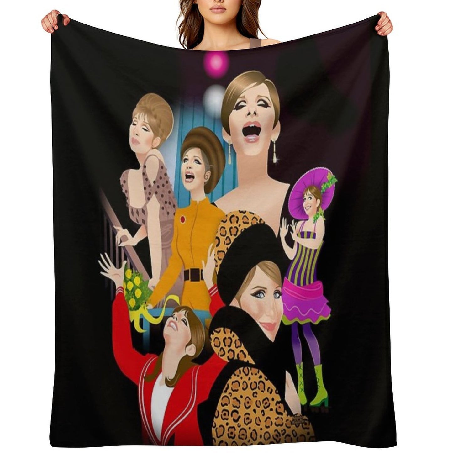 Funny Shrink-resistant Throw Blanket
