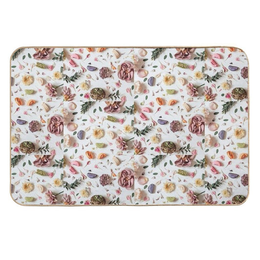 ROSE PETALMILK  Slip-Resistant Bath Mat